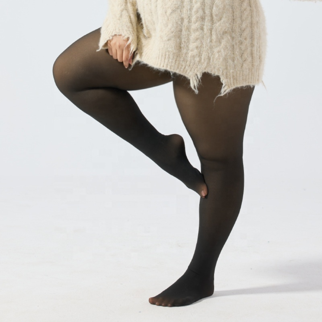 Norella Plus-Size Sherpa Tights